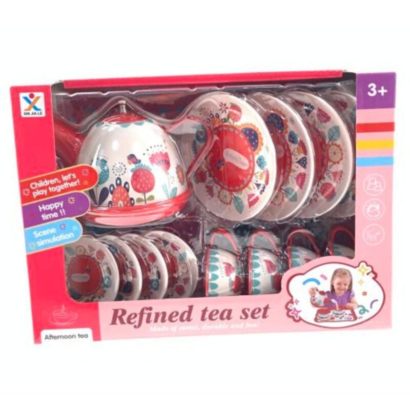 Juego de té de metal