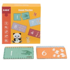 Puzzles de 2 piezas animales y números