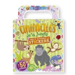 Libro con actividades y stickers valijita divertida