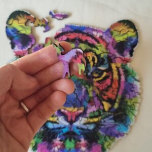 Puzzle León de madera 130 pcs - Imagen 2