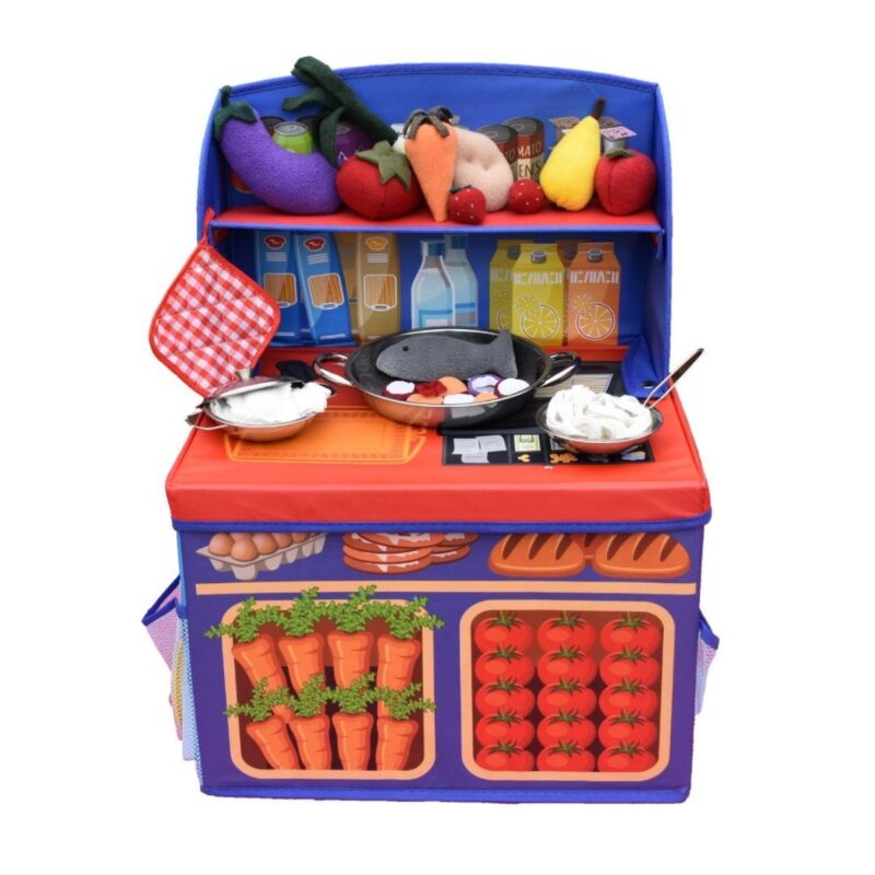 Baúl cocina para guardar juguetes