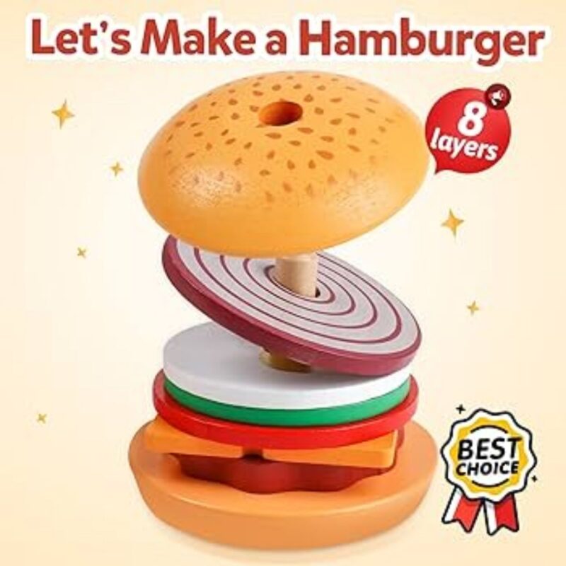 Juego de madera Hamburguesa - Imagen 2