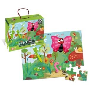 Puzzle 35 piezas jumbo insectos