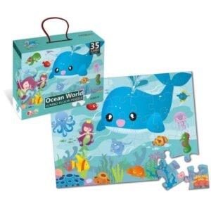 Puzzle 35 piezas jumbo mundo marino