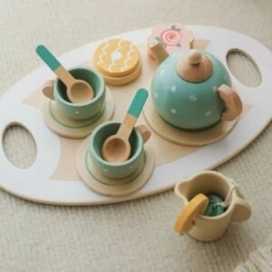Set de té madera