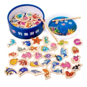 Juego de pesca imantado