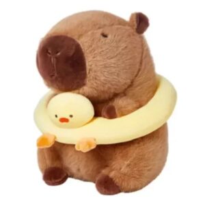 Capibara con flotador patito