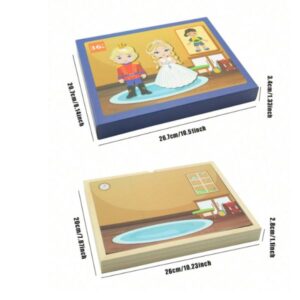 Puzzle magnético de asociación