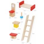 Casita de muñecas en madera - Imagen 4