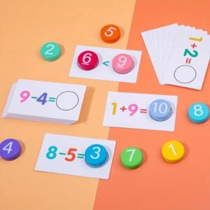 Tarjetas con cuentas matemáticas