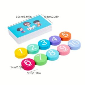 Tarjetas con cuentas matemáticas