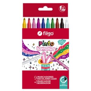 Marcadores borrables Filgo x10