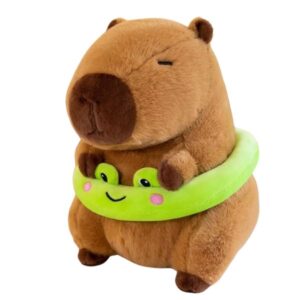 Capibara con flotador rana