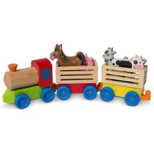 Tren con animales de granja