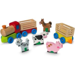 Tren con animales de granja