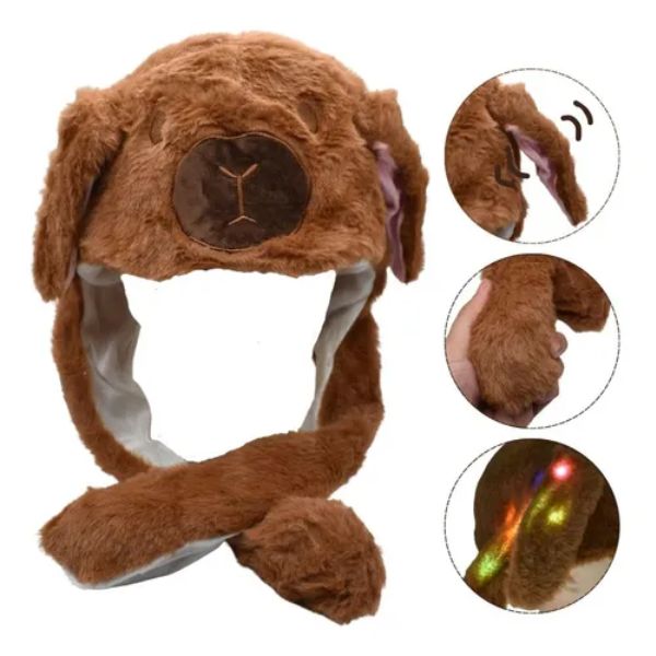 Gorro capibara con luces