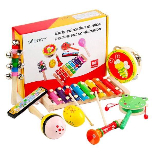 Set musical de madera