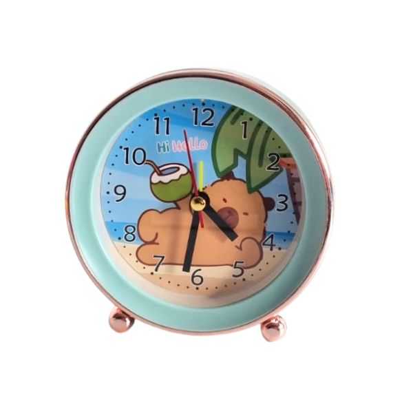 Reloj despertador capibara