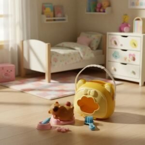 Capibara con accesorios y casita