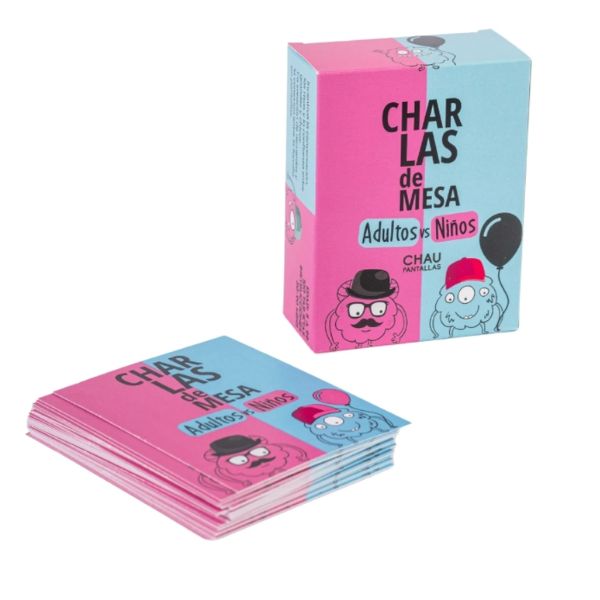 Charlas de mesa adultos vs niños