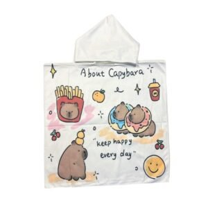 Poncho toalla capibara