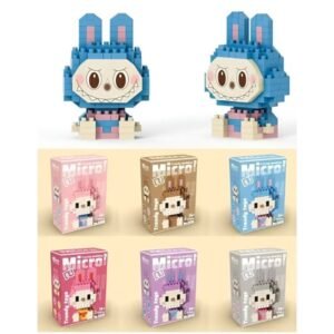Figura coleccionable bloques Labubu