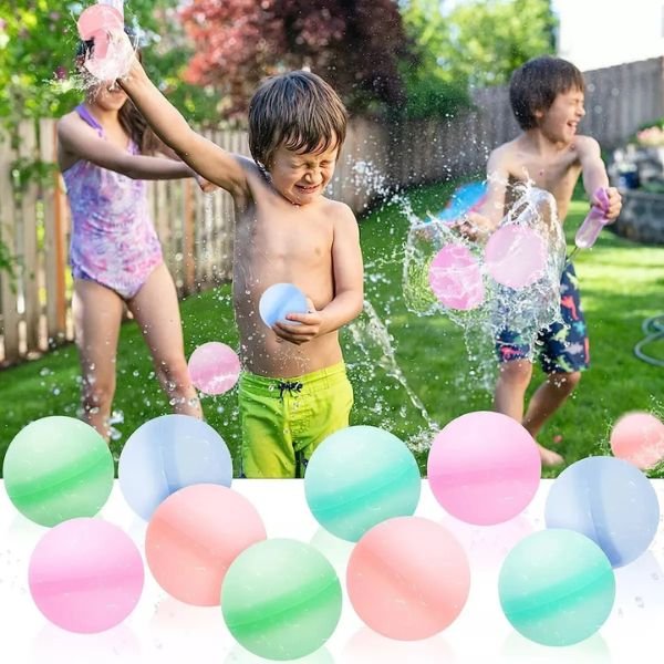 Bombitas de agua reutilizables pack x 12