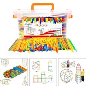 Juego de construcción palitos y conectores