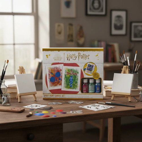 Set De Arte Harry Potter Wizarding World Pintura Lienzo Piki - Imagen 3
