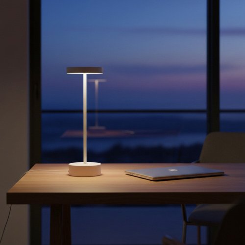 Lampara De Mesa Luz Led Tactil Recargable Usb Restaurante - Imagen 6