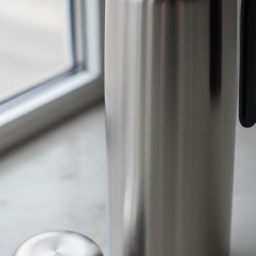 Termo 1 Litro Acero Inox. Doble Capa Manija Pico Cebador Acero Inoxidable - Imagen 6