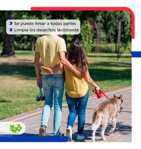 Pala Pinza Recolectora De Caca Para Perros Y Gatos Higiénica Celeste - Imagen 7