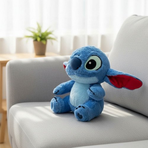 Peluche Lilo Y Stitch Suave 30cm Kawaii Azul - Imagen 4