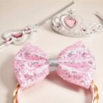 Juego De Princesa Y Corona Con Varita Mágica Vincha Rosada Princesa - Imagen 4