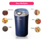 Molinillo Moledor De Cafe Electrico Granos Y Semillas 300w Azul Oscuro - Imagen 4