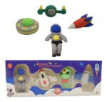 Set De Gomas Astronauta Goma De Borrar X 4 Unidades Astronauta