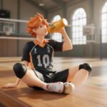 Figura Hinata Haikyuu 9cm Manga Coleccionable Anime Vóley - Imagen 2