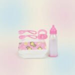 Set Mamadera, Chupete, Pañal Y Cubiertos Para Bebote Muñeca - Imagen 2