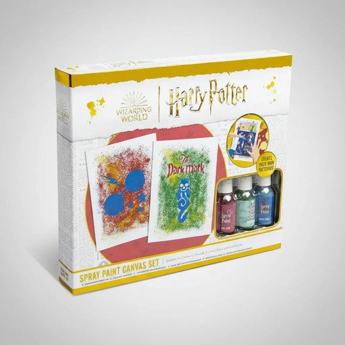 Set De Arte Harry Potter Wizarding World Pintura Lienzo Piki