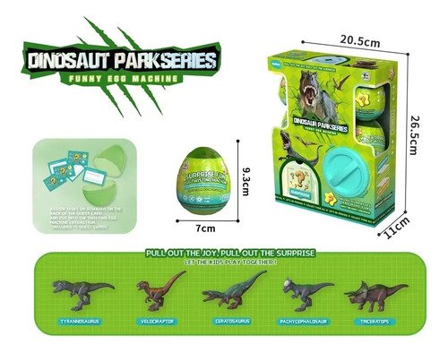 Huevos Dinosaurios Sorpresa Juguete Caja Dispensadora Mágica - Imagen 5