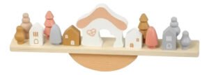 Balanza En Madera De Equilibrio Montessori Juego Didactico Madera