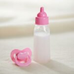 Set Mamadera, Chupete, Pañal Y Cubiertos Para Bebote Muñeca - Imagen 4