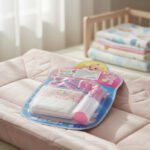 Set Mamadera, Chupete, Pañal Y Cubiertos Para Bebote Muñeca - Imagen 3