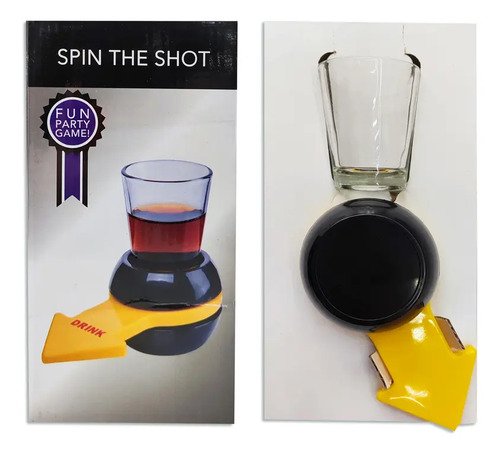 Juego Tira Flecha Ruleta Tragos  + Shot Juego Tragos Previa