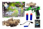 Pistola Recargable Con Balines Hidrogel 500pcs Niños Regalo Verde