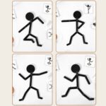 Juguete Didactico Con Cartas Montessori Figuras Fosforito - Imagen 2