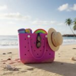 Bolso De Playa De Eva Xl Impermeable Lavable Piki.uy Fucsia - Imagen 2