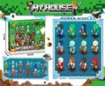 Muñecos Minecraft Kit Personajes Figuras X 12 Juguete - Imagen 23