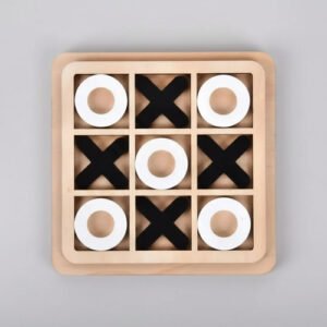 Juego Ta Te Ti De Madera 15x15cm Tres En Línea - Piki.uy