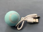 Juguete Gato Bola Interactivo Inteligente Recargable Automat Azul - Imagen 2